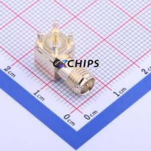 HJ-SMA017 RF Coaxial Connector Through hole Component (THT) Connector Board-to-Board Inner Pin 1 8.1mm - Product Image 1