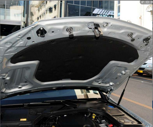 Coussin d'isolation phonique pour capot de voiture OEM pour Mercedes Benz Classe C W205 C63 C180L C200L C260L <span class=keywords><strong>C300</strong></span>, bouclier thermique pour capot, pièces de moteur de voiture - Product Image 3