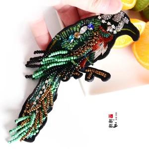 Perle Strass Sequin Vintage Couture Personnalisé Brodé <span class=keywords><strong>Lettre</strong></span> s Applique Perle Patches pour Vêtement - Product Image 2