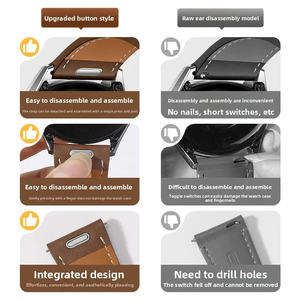 <span class=keywords><strong>Bracelet</strong></span> en <span class=keywords><strong>cuir</strong></span> véritable Quickfit 22 mm pour Huawei Watch GT6, GT5, GT4, <span class=keywords><strong>montre</strong></span> intelligente, <span class=keywords><strong>bracelet</strong></span> de luxe - Product Image 6