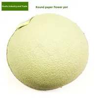Panier suspendu avec doublure en papier, pot de fleurs rond en papier, respirant et économiseur d'eau, vente directe du fabricant d'outils de jardin de Ningbo