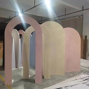 Decorazione su ordinazione della parete dell'arco del fiore fondo del PVC 3D arco della tavola con la luce del supporto della decorazione della festa <span class=keywords><strong>di</strong></span> nozze <span class=keywords><strong>di</strong></span> evento nuziale - Product Image 5