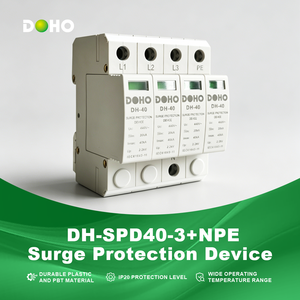 Dispositivo de Protección Contra Sobretensiones <span class=keywords><strong>DOHO</strong></span> DH-SPD40-3+NPE, 40kA Corriente Máxima de Descarga, T2, Material PBT/Plástico, Sistemas de Energía, Solar Industrial - Product Image 2