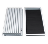 Grille de ventilation carrée perforée en aluminium – Grille de cuisine moderne détachable pour sous-sol
