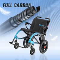 Fauteuil roulant électrique en fibre de carbone 3 en 1 de luxe, fauteuil roulant électrique, 13 kg, portable, pliable, léger, déambulateur, rollator