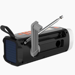 Custom Multi Function Outdoor Radio Hand Crank 4 LED Flashlight Lantern Power Bank AM FM SW Survival Camping Hiking - Product Image 1