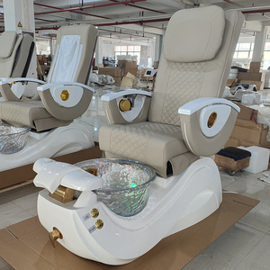 Luxueux nouveau design ongles salon pied spa <span class=keywords><strong>soin</strong></span> chaise électrique réglable inclinable massage pédicure spa chaise avec lumières led - Product Image 4
