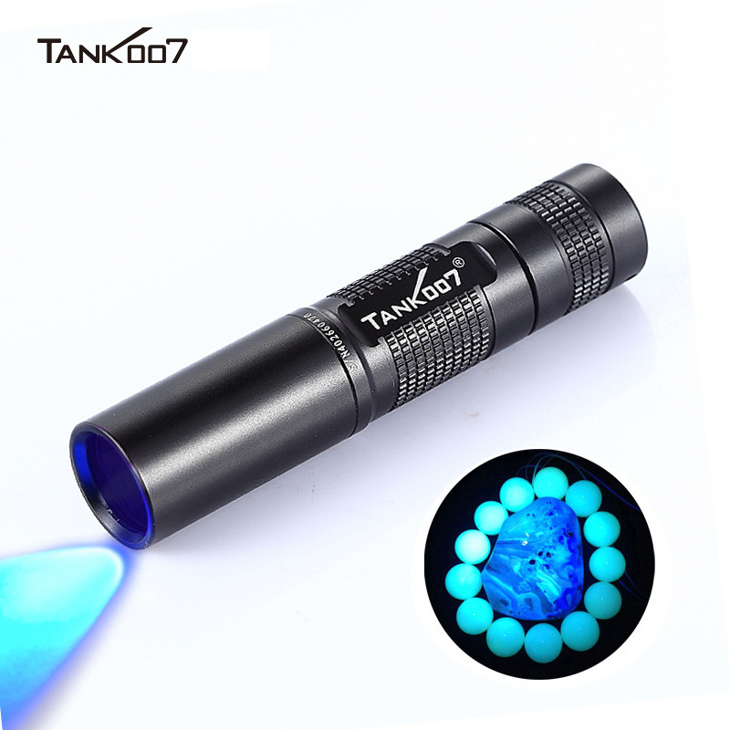 TANK007 TK566 UV Light LED Torch Lamp 365nm Uv Flashlight Blacklight Anti-Counterfeit Flashlight for Jewelry Gemstone Inspection