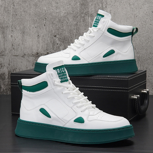 <span class=keywords><strong>Scarpe</strong></span> Bianche Alte da Skateboard 2024 Nuova Collezione Estiva di Tendenza Traspiranti Casual da <span class=keywords><strong>Uomo</strong></span> - Product Image 4