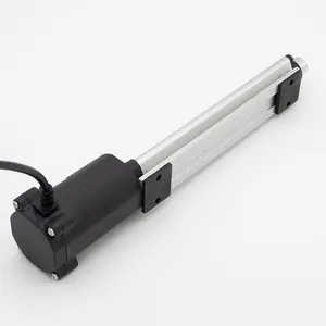 Atuador linear industrial resistente 200mm 400mm Atuador linear de aço inoxidável do motor deslizante do curso de 12v 24v Micro