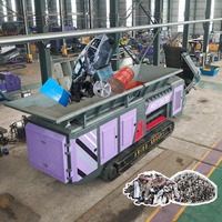 MSTD670 Broyeur mobile de ferraille pour fûts, alliages d'aluminium, tôles d'acier, coques de voitures et pièces de véhicules diesel