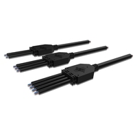 Connecteur de câble électrique industriel mâle-femelle étanche IP67, type Y, à souder, 2-4 broches
