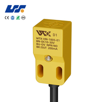 Capteur de Proximité Inductif Automatique à Détection Frontale 12/24V CC de Haute Qualité, Carré 8mm, avec Certification CE ROHS