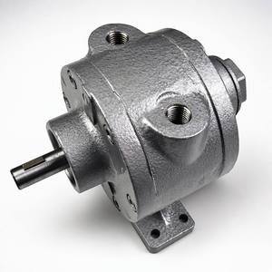 Moteur pneumatique à palettes 1,7 CV 3000 tr/min avec montage sur pied à bride IEC NEMA pour mélangeur de peinture, agitateur de fût et entraînement de pompe - Product Image 1