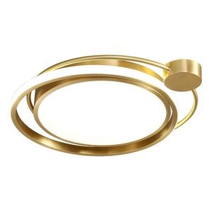 Lustre LED Minimaliste Moderne en Acrylique et Cuivre, Design Créatif et Élégant, Style Nordique, Idéal pour Chambre Principale et Bureau - Product Image 5