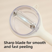 3-in-1 multifunctionele schilmes met opbergdeksel, draagbare fruit- en groenteschiller, huishoudelijk keukengadget