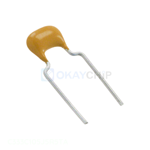 Condensador Cerámico Original de Orificio Pasante C333C105J5R5TA, <span class=keywords><strong>1uF</strong></span> 50V X7R, Radial, 1 uF - Product Image 1