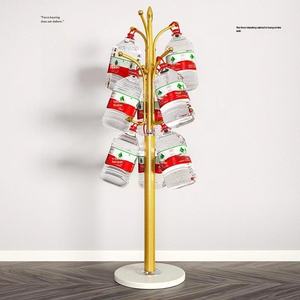 Perchero metálico de pie <span class=keywords><strong>para</strong></span> ropa, tipo árbol, con tubos, <span class=keywords><strong>para</strong></span> sala de estar, dormitorio, recibidor - Product Image 4