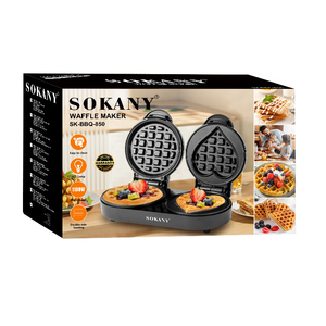 110V 220V 1100W caliente mini <span class=keywords><strong>Donut</strong></span> Maker <span class=keywords><strong>microondas</strong></span> tostado sandwichera desayuno Waffle máquina en 2023 - Product Image 2