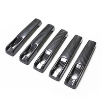 Couvre-poignée de porte en fibre de carbone W464 pour Mercedes Benz G63 G500 G350 G400, garnitures de protection de porte extérieure