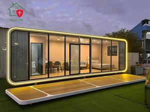 Modern Design High-Quality Affordable Customizable Economical Outdoor Mobile <b>Small</b> Apple Cabin for Luxury/Resort/Garden Offices - Product Image 4