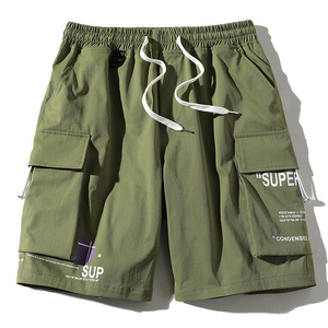 2020 nouveau modèle <span class=keywords><strong>grande</strong></span> poche <span class=keywords><strong>taille</strong></span> élastique demi-short coloré hommes short <span class=keywords><strong>cargo</strong></span> vêtements shorts - Product Image 6