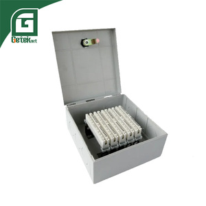 Caja de Distribución de Comunicaciones GETEKnet OEM ODM Impermeable para 50 Pares, para Módulo Krone LSA con Cerradura de Llave - Product Image 1