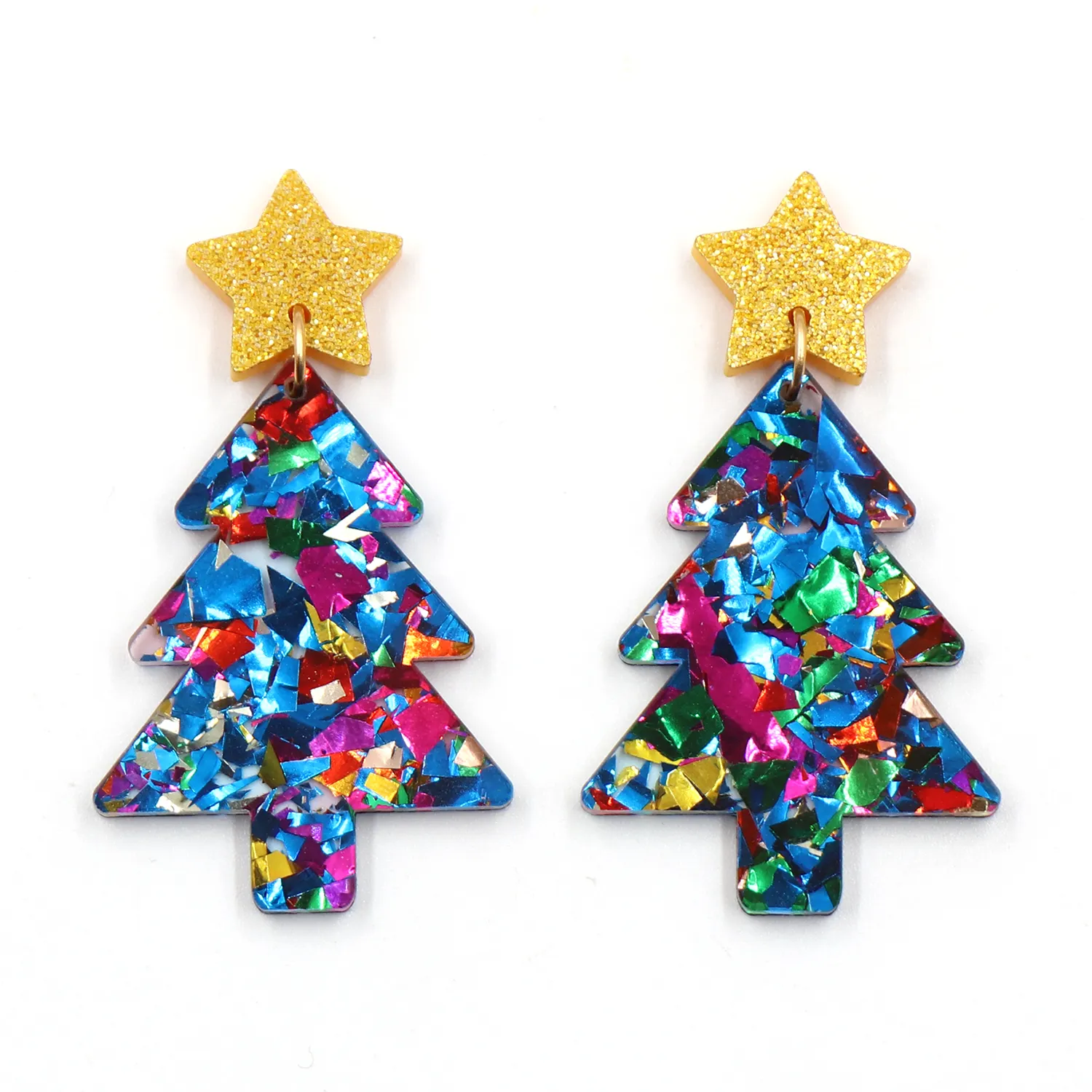 ERS756ER1635 New arrival CN Drop Christmas tree TRENDY Acrylic earrings Jewelry for women