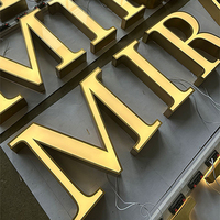 Letrero LED para Tienda, Letras 3D, Logotipo Comercial, Letrero Acrílico Metálico, Letrero con Letras 3D, Letrero Luminoso LED para Publicidad Exterior