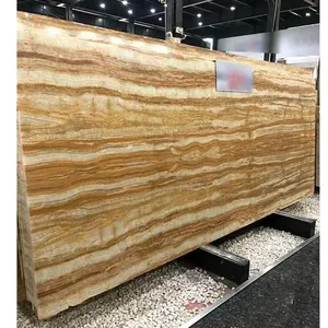Hiện đại đánh bóng vàng gỗ <span class=keywords><strong>Onyx</strong></span> phiến đá cẩm thạch ngói với 1 năm bảo hành cho khách sạn dự án thiết kế đồ họa - Product Image 5