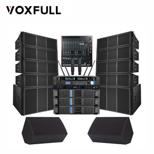 Sistema de Sonido Profesional Line PA, Audio Completo con Mezclador, Amplificador, Micrófono Inalámbrico para Escenarios, Iglesias y Eventos Profesionales - Product Image 1