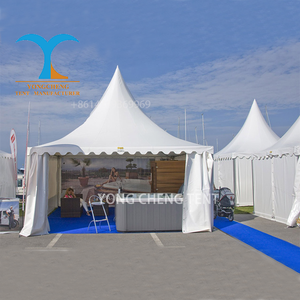 Carpa Pagoda Blanca con Paredes Laterales e Impermeables de PVC, Carpa de Invierno para Fiestas o Bodas - Product Image 4