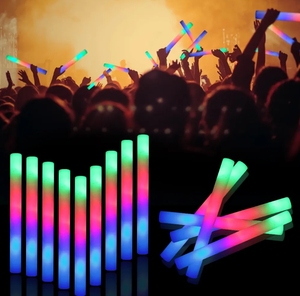 Bâtons lumineux fluorescents en mousse LED RGB/couleur unie portables en plastique pour discothèques, avec logo personnalisé, pour fêtes et concerts – Offre Spéciale - Product Image 6
