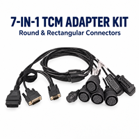 Câble adaptateur de diagnostic de boîte de vitesses OBD2 9-en-1 pour VAG, longueur 120 cm, pour DQ250 DQ200 DQ380 DQ500 VL381 VL382 DL501 TCU