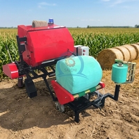 Broyeur de paille de maïs Diesel électrique de haute qualité alimentation animale hachoir d'herbe à foin ensilage déchiqueteuse presse 8-10 t/h capacité 15kW puissance
