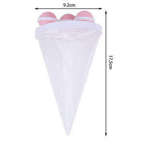 Filtro de pelo para <span class=keywords><strong>lavadora</strong></span>, removedor de pelusas de mascotas flotante, recogedor de suciedad de malla reutilizable, bolsa de recolección de suciedad, bolas ecológicas - Product Image 6