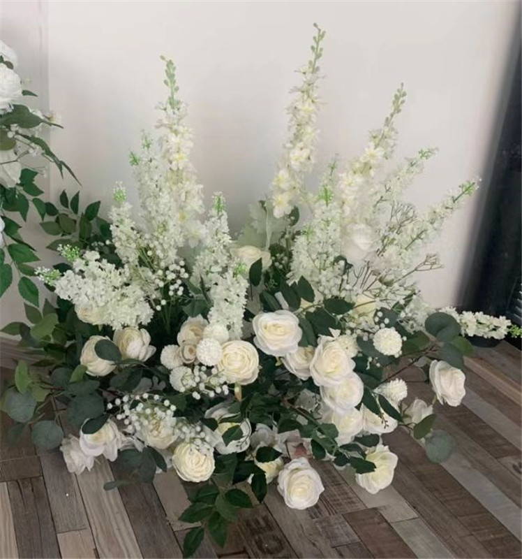 white green wedding aisle  60cm