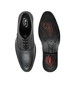 Chaussures noires en cuir véritable à enfiler pour hommes – Décontractées, habillées, coupe classique, légères, confortables, séchage rapide, pour le bureau et le quotidien - Product Image 1