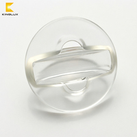 Lentilles optiques LED en verre borosilicate à faisceau étroit 5 degrés IP66 OEM pour éclairage de fenêtre