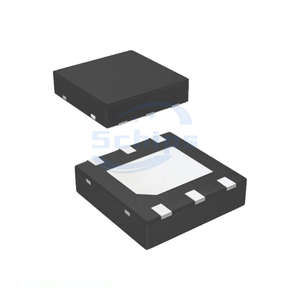 ไอซีจัดการพลังงาน (PMIC) แบบปรับค่าได้ (REG LIN POS ADJ) 500mA 6WSON 6 WDFN แบบมีแผ่นต่อพ่วงภายนอก วงจรรวม ไอซีชิป LP38693SD-ADJ มีสินค้าในสต็อก - Product Image 1