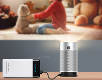 Proyector de Bolsillo Portátil de Cine en 3D BYINTEK P7, Mini Proyector de Video Inteligente DLP con WIFI para Cine en Casa, Autocaravanas y Campamentos, con Bolsa de Transporte Gratis