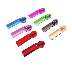 Không khóa hình chữ nhật hình dạng Nylon dây kéo kéo cho Ví cuộn dây kéo zip sliders cho túi xách Funky màu sắc - Product Image 1