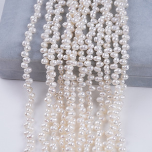 Wholesale White Freshwater 4.5-5mm Rice Shaped <b>Pearl</b> Necklace Head Hole DIY Semi-Finished Accessory <b>Loose</b> <b>Pearls</b> String - Product Image 5