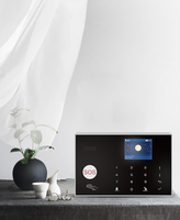 Système d'alarme de sécurité domestique intelligent Tuya WIFI 2G GSM, kit anti-intrusion sans fil et filaire avec Google Alexa, protection de la maison