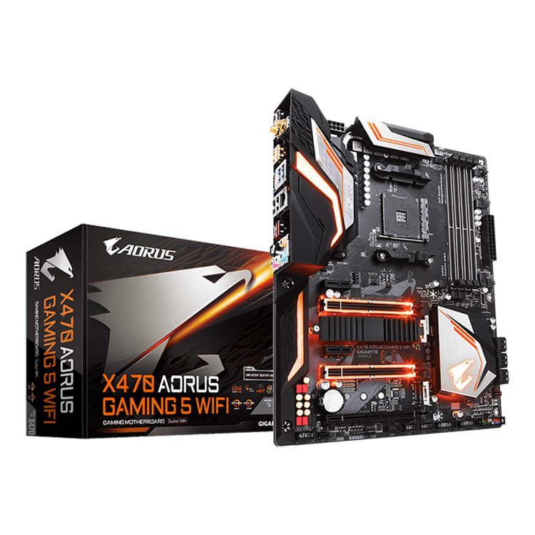 GIGABYTE X470 AORUS GAMING 5 WiFi 中古 Used GIGABYTE X470 AORUS Gaming 5 WIFI Motherboard - AMD X470