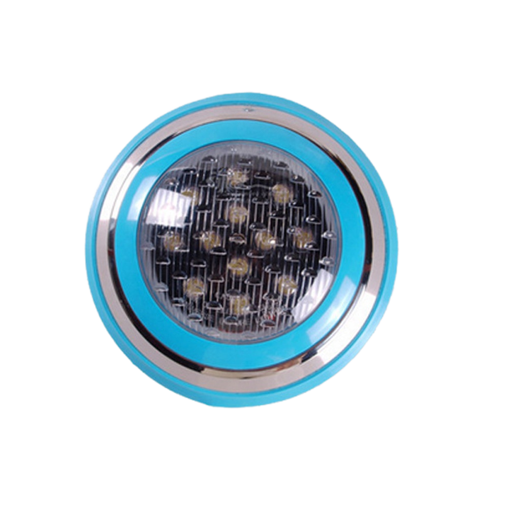 12W RGB Cool White LED Pool Light Stainless Steel Body IP68 Rating Surface Blue & White 6W 18W for Swimming Pool