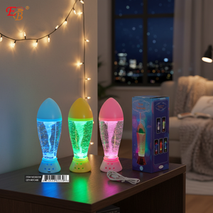 8.8 "Light-up Missile Tornado Water Lamp 40pcs /cs ไฟตกแต่ง - Product Image 3
