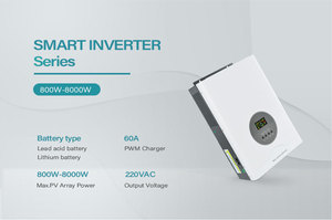 Thông minh hiệu quả cao 5KVA 10KVA MPPT năng lượng mặt trời chuỗi biến tần tần số cao tắt lưới biến tần với màn hình LCD hiển thị cho hệ thống <span class=keywords><strong>PV</strong></span> - Product Image 2