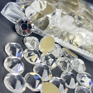 Strass <span class=keywords><strong>Swarovski</strong></span> di Alta Qualità a 16 Tagli, Cristalli Piatti in Vetro per Nail Art, Decorazioni, Abbigliamento e Scarpe - Product Image 1
