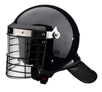 Casque en plastique noir de Style français Anti-couteau tactique ABS pour la bataille